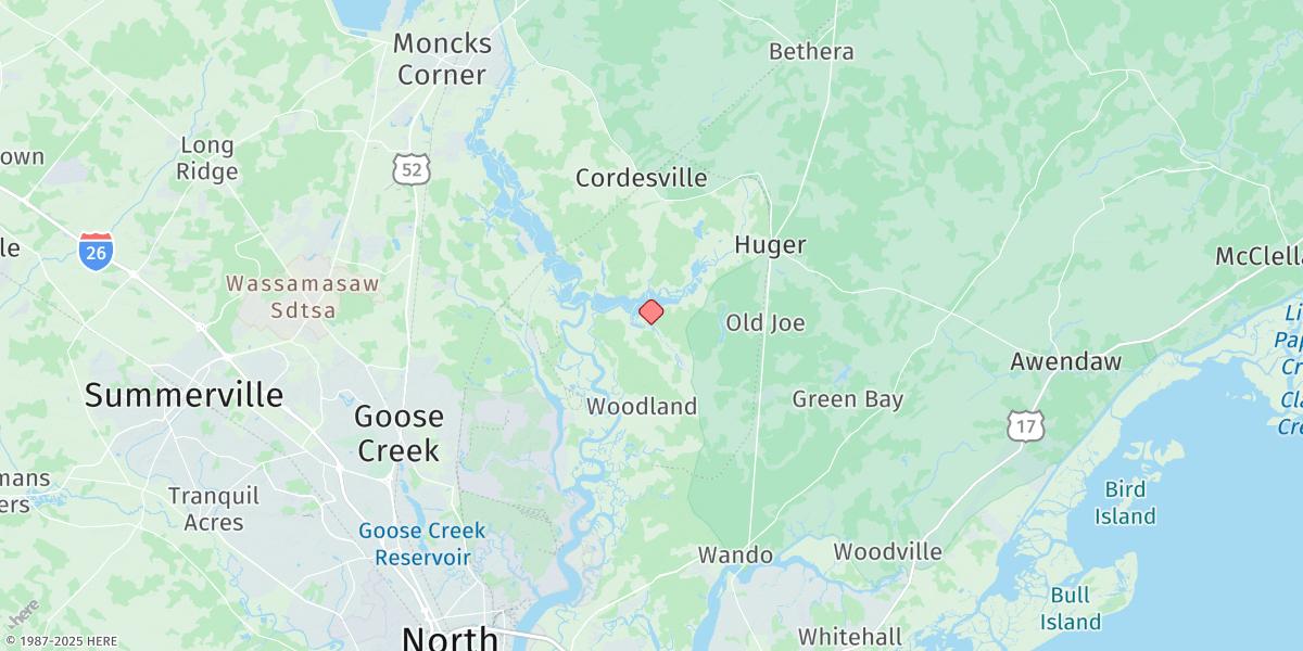 Map of Blessing Plantation, East Branch