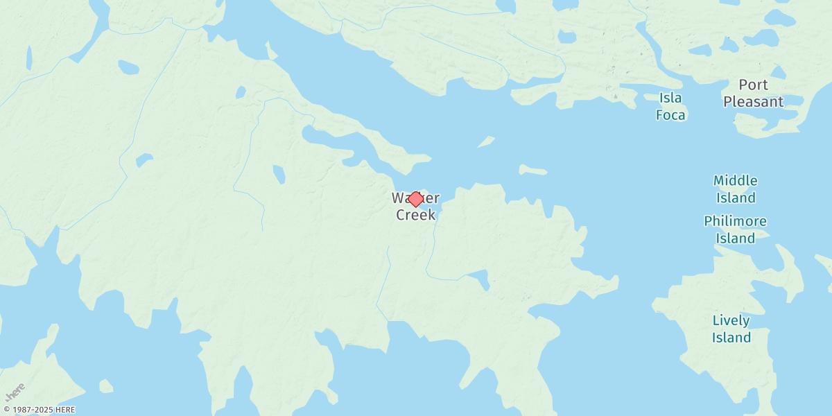 Map of Walker Creek