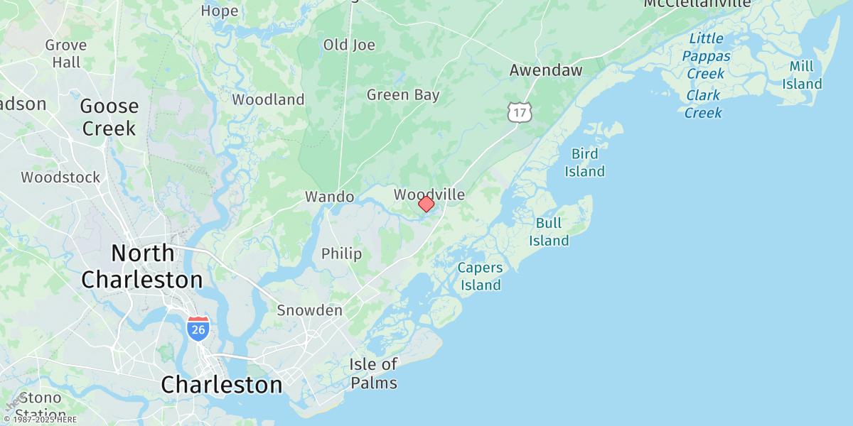 Map of Woodville