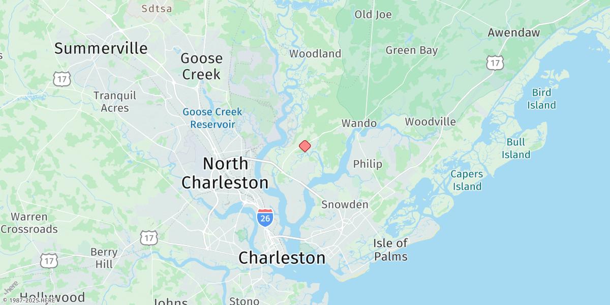 Map of Nowell Creek
