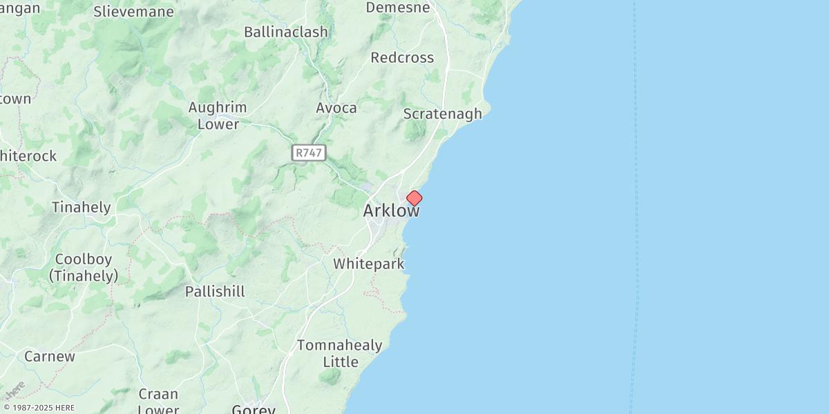 Map of Arklow