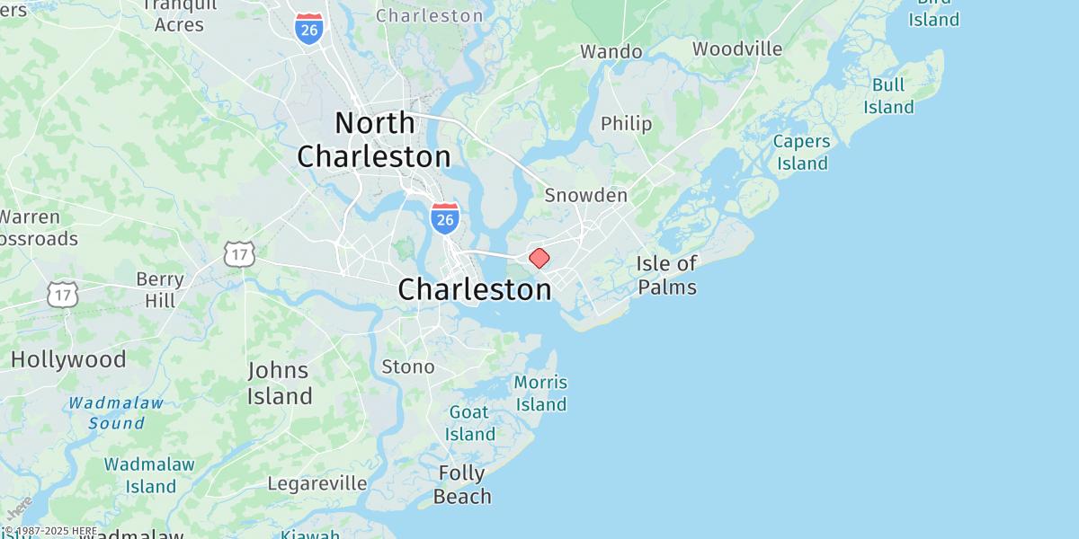 Map of Shem Creek