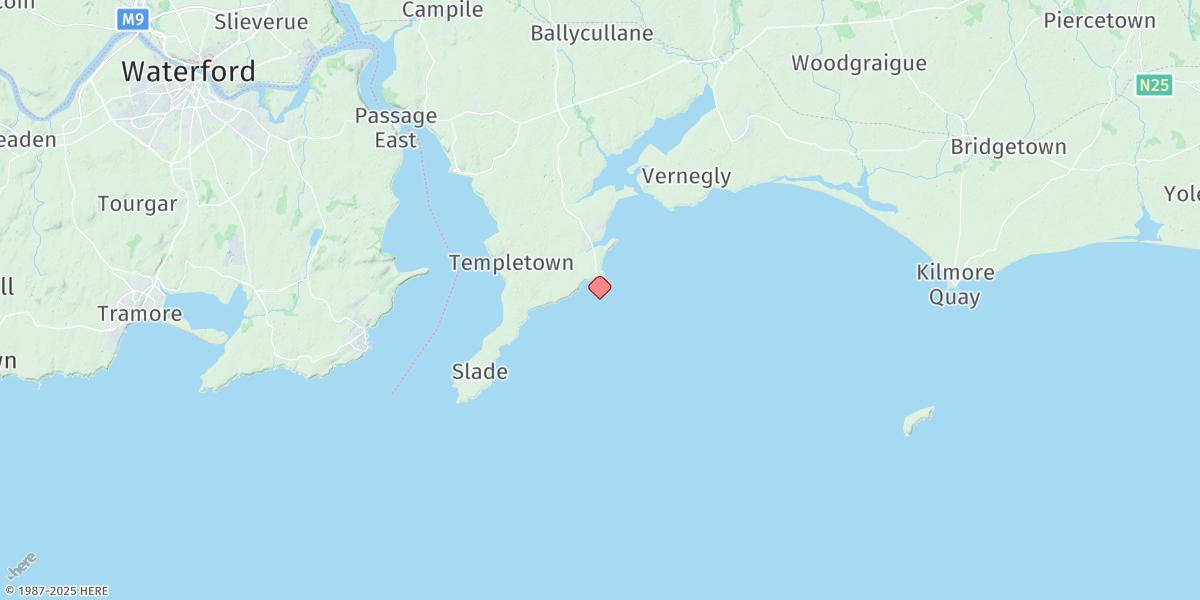 Map of Baginbun Head