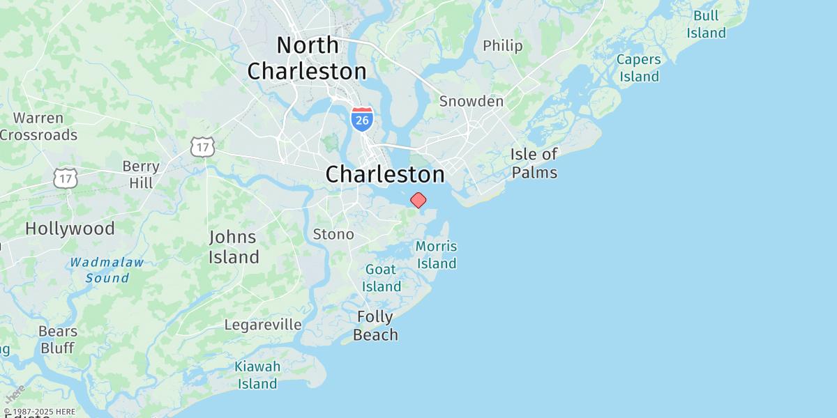 Map of Fort Johnson
