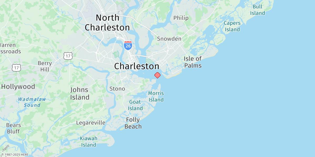 Map of Fort Sumter