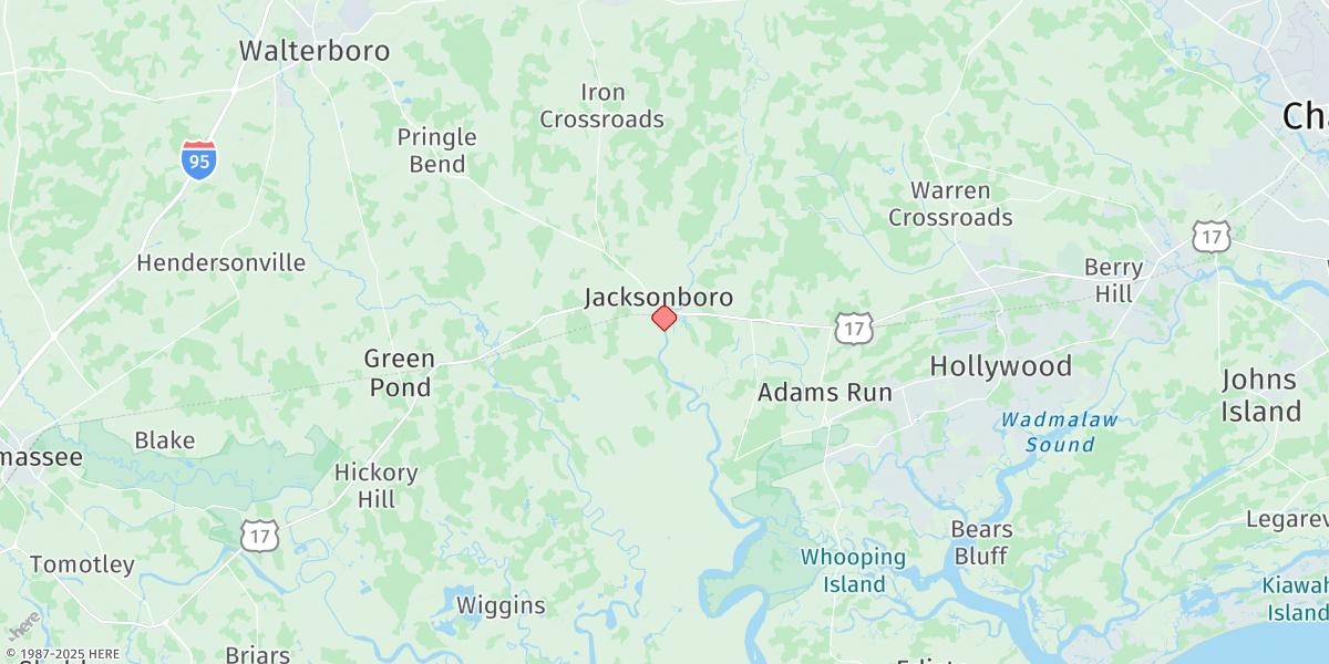 Map of Jacksonboro Camp
