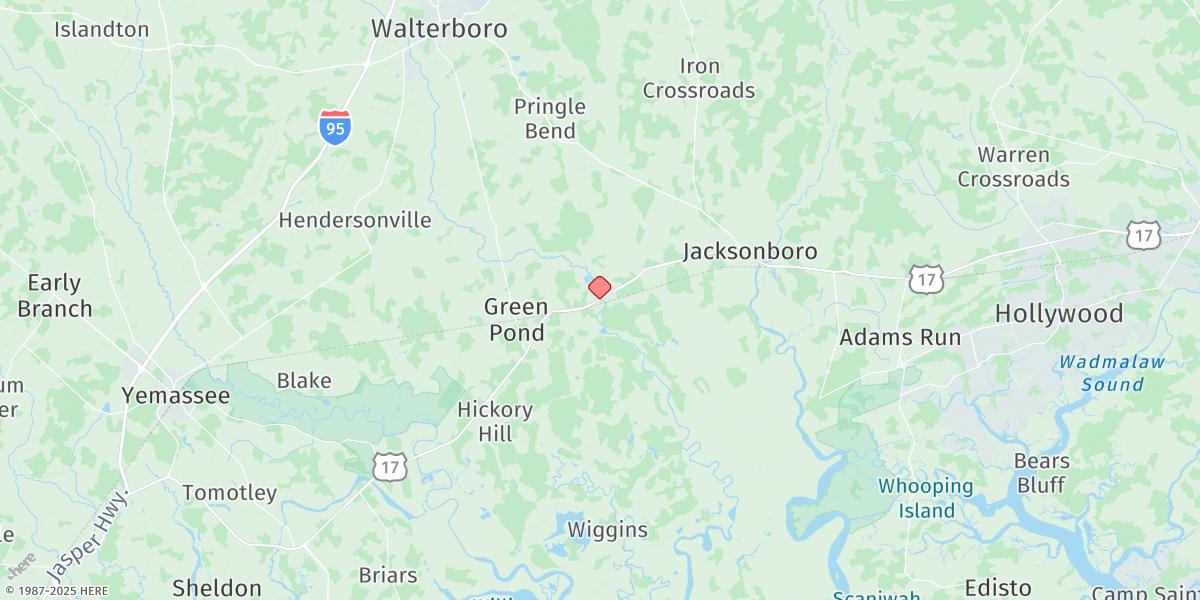 Map of Ashepoo