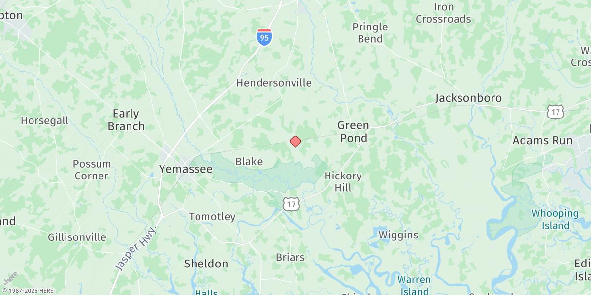 Map of Cuckolds Creek