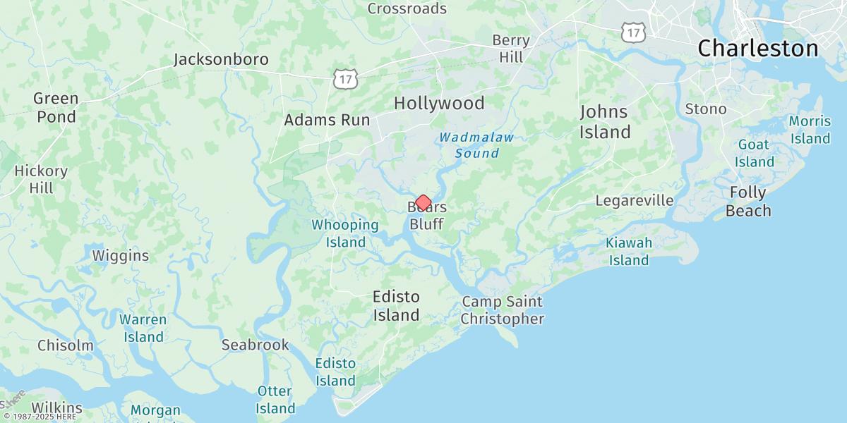 Map of Bluff Point