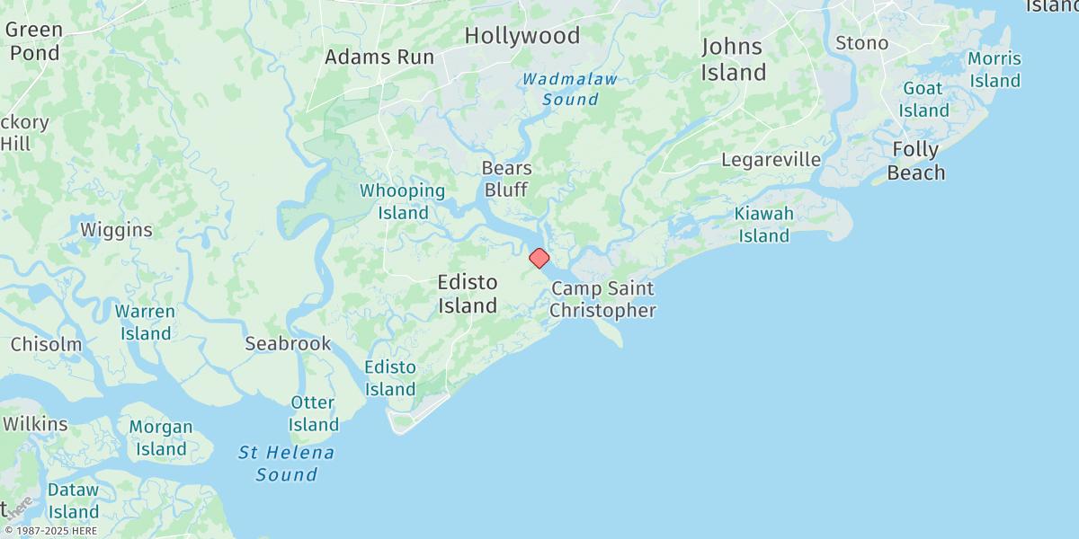 Map of Point Of Pines