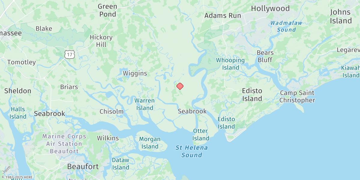 Map of Musselboro Island, Mosquito Creek