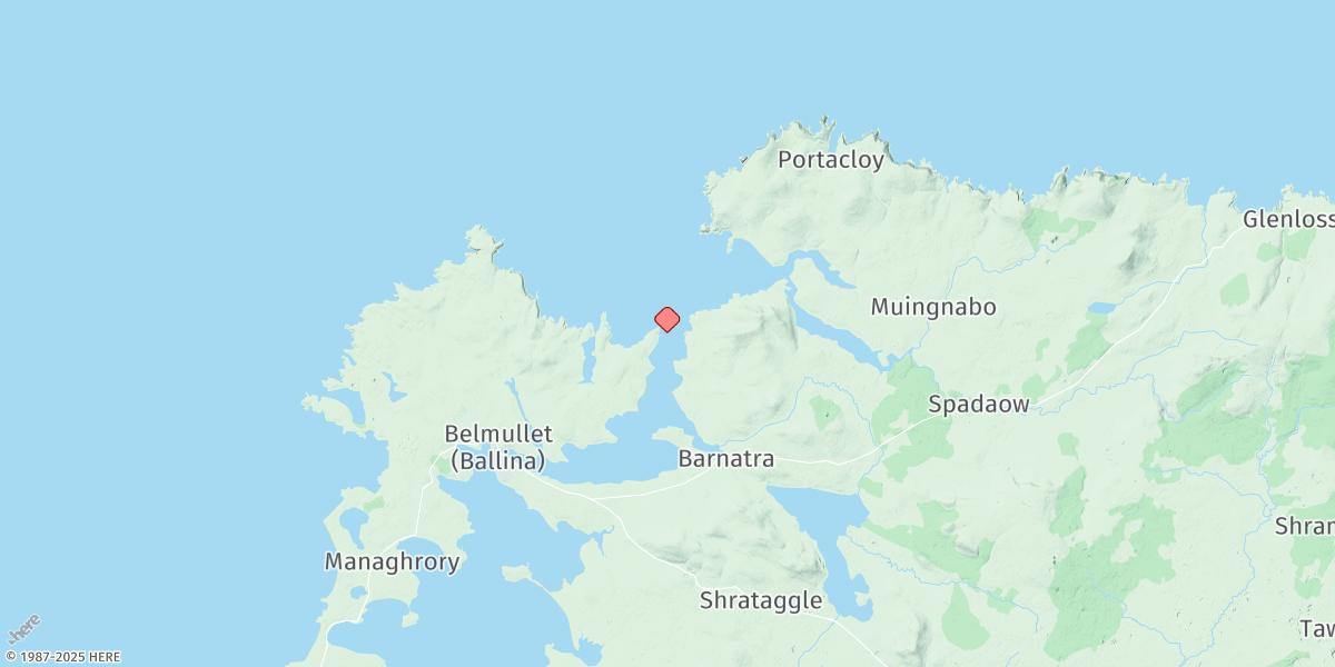 Map of Ballyglass (Broadhaven)