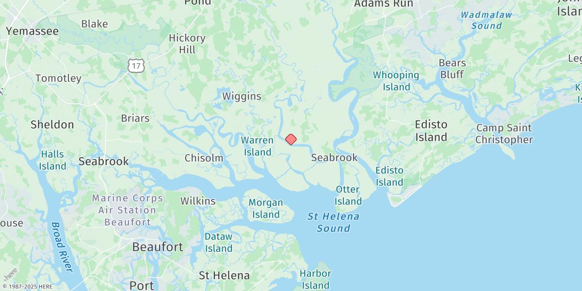 Map of Hutchinson Island