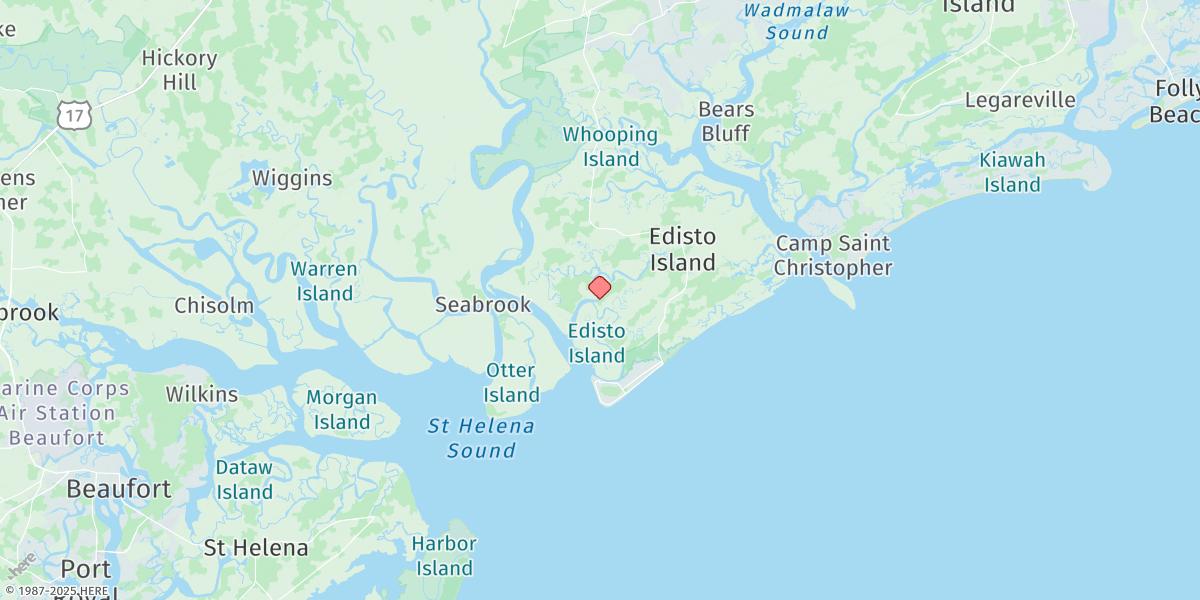 Map of Peters Point, St. Pierre Creek
