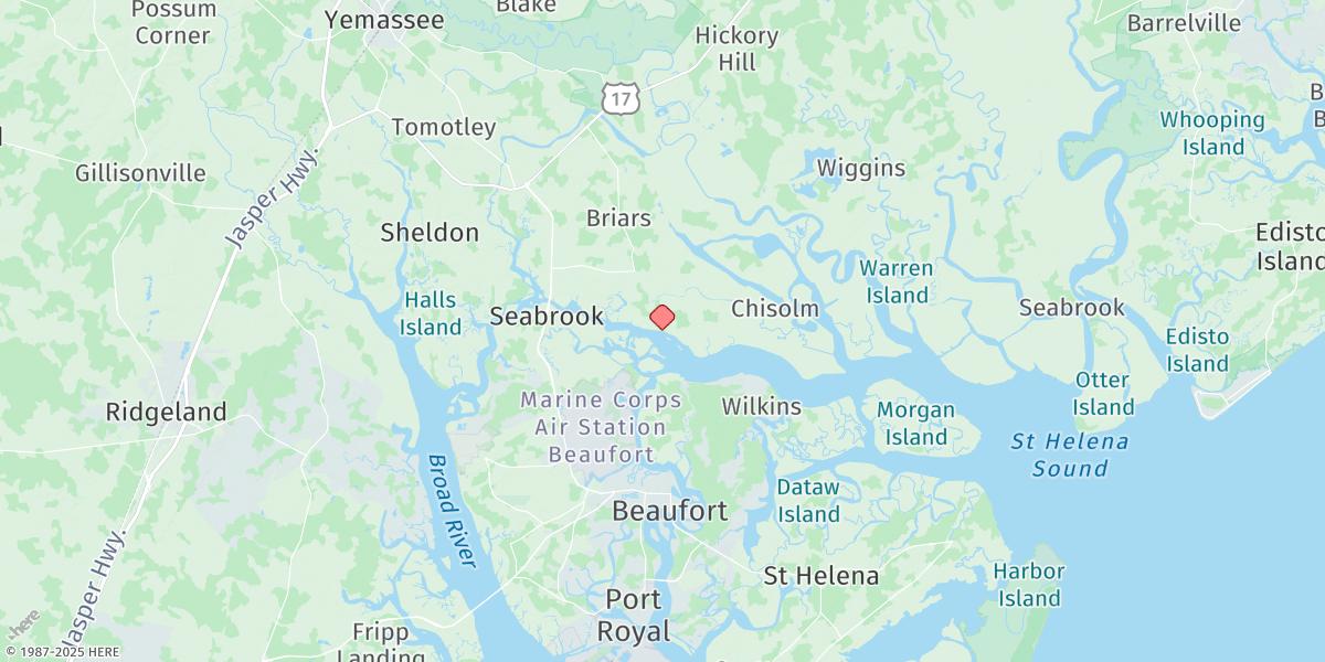 Map of Whale Branch Entrance
