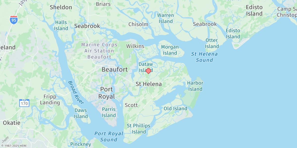 Map of Jenkins Creek, Polawana Island