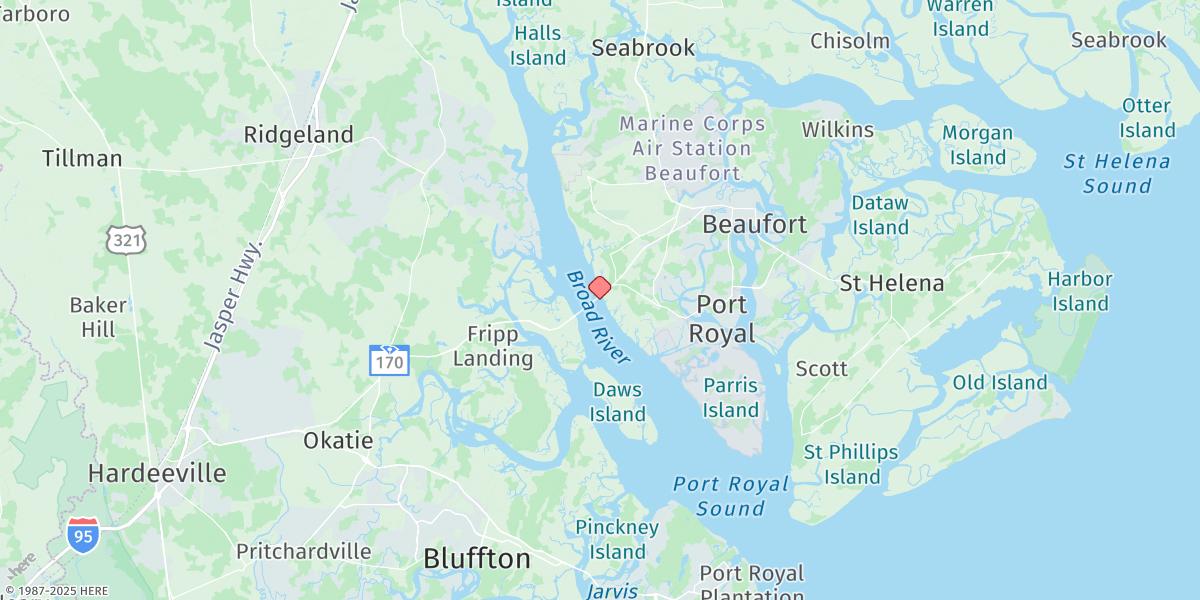 Map of Hwy. 170 Bridge