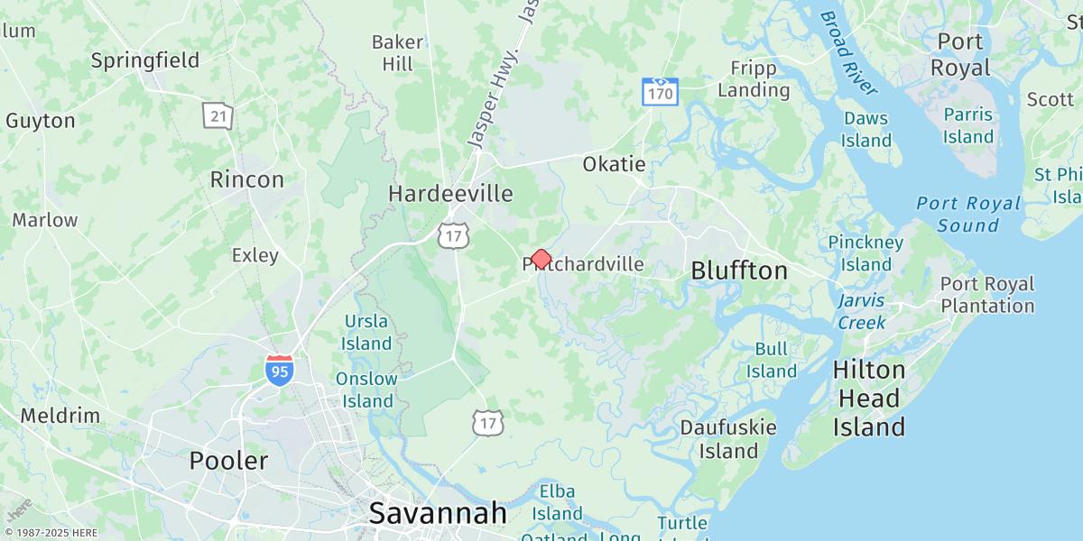 Map of Rt. 170 Bridge