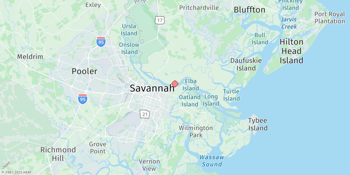 Map of Fort Jackson