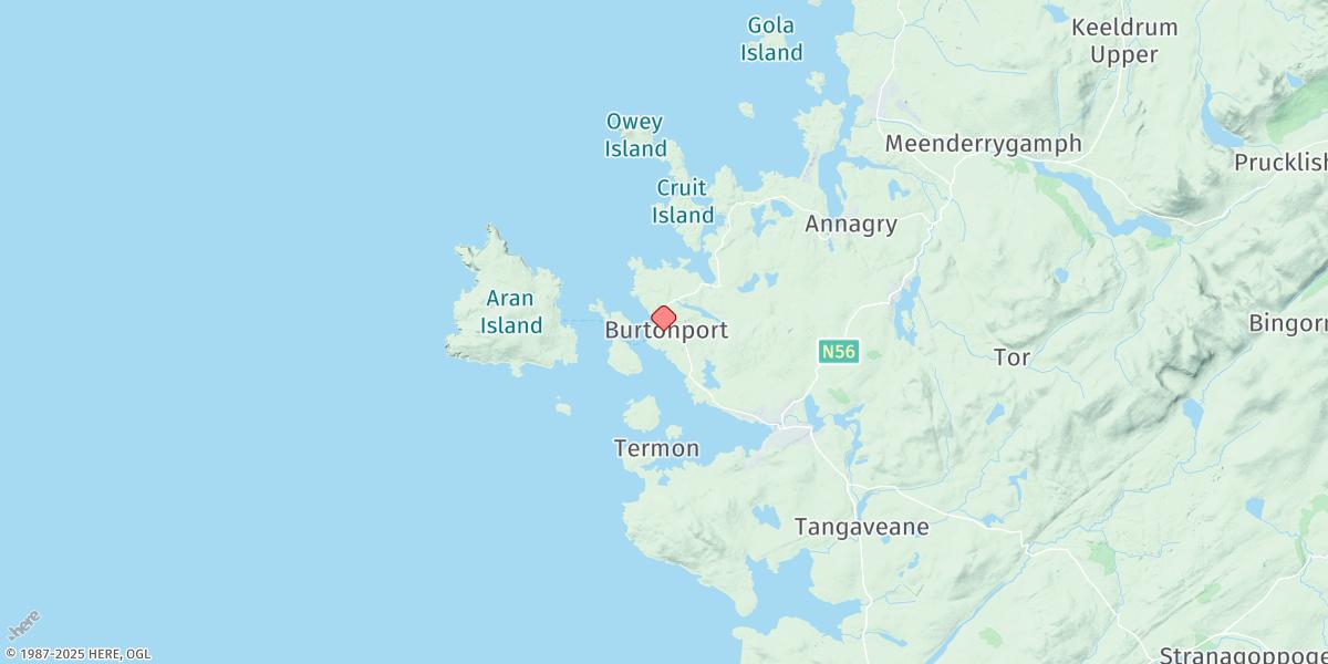 Map of Burtonport