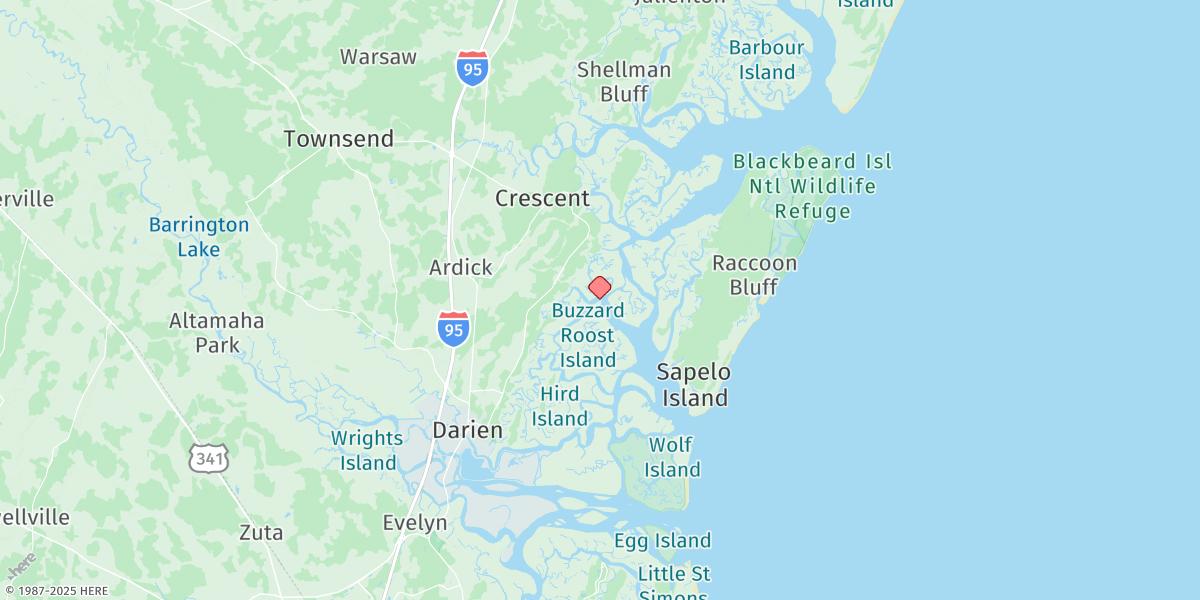 Map of Hudson Creek Entrance