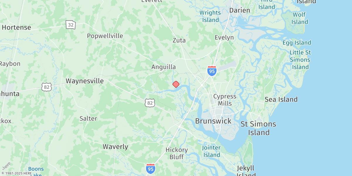 Map of Buffalo River Entrance