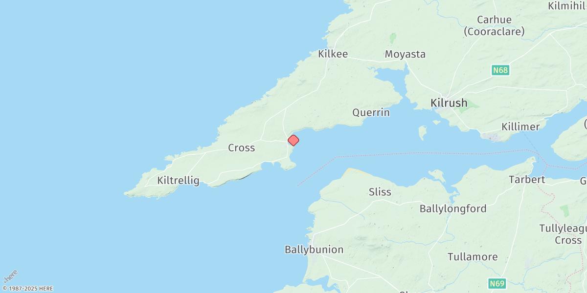 Map of Carrigaholt