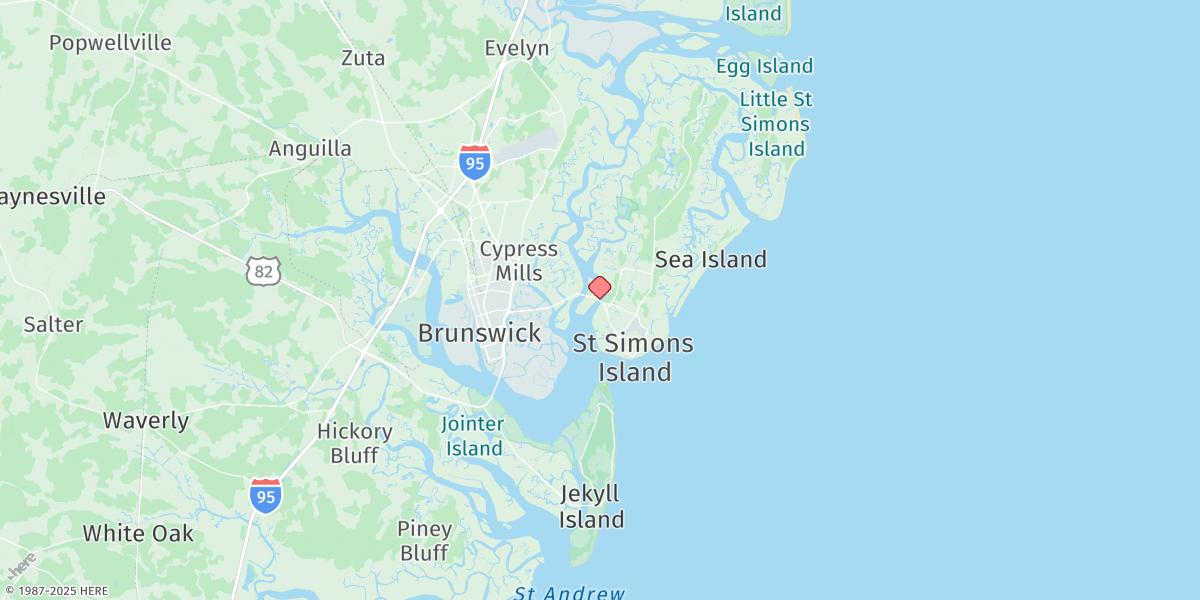 Map of Frederick River Bridge