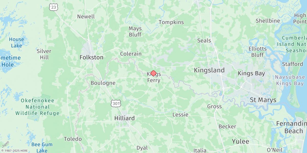 Map of Kings Ferry