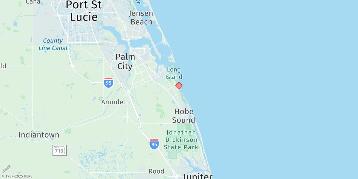Map of Peck Lake, Icww