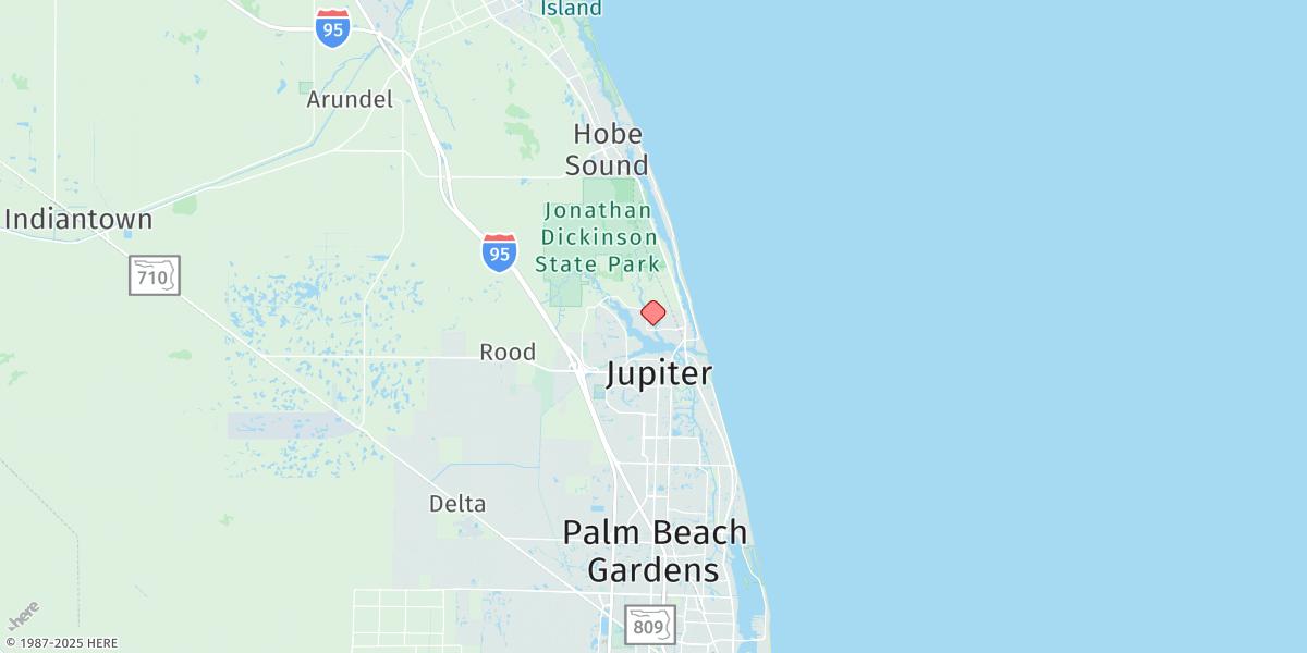 Map of Tequesta, North Fork