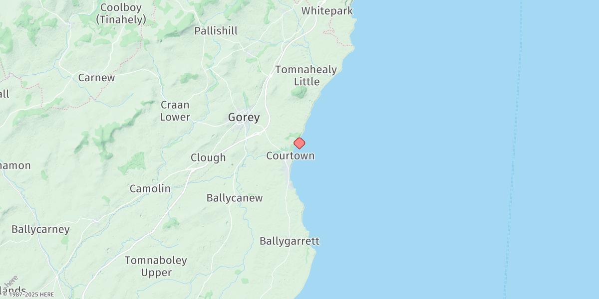 Map of Courtown