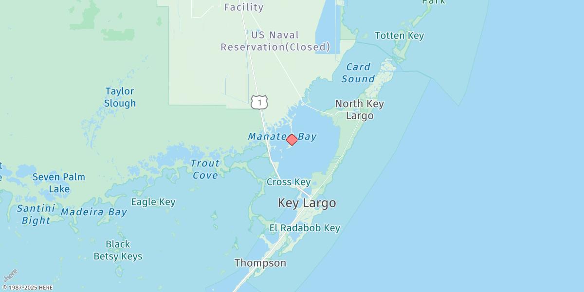 Map of Main Key, Barnes Sound