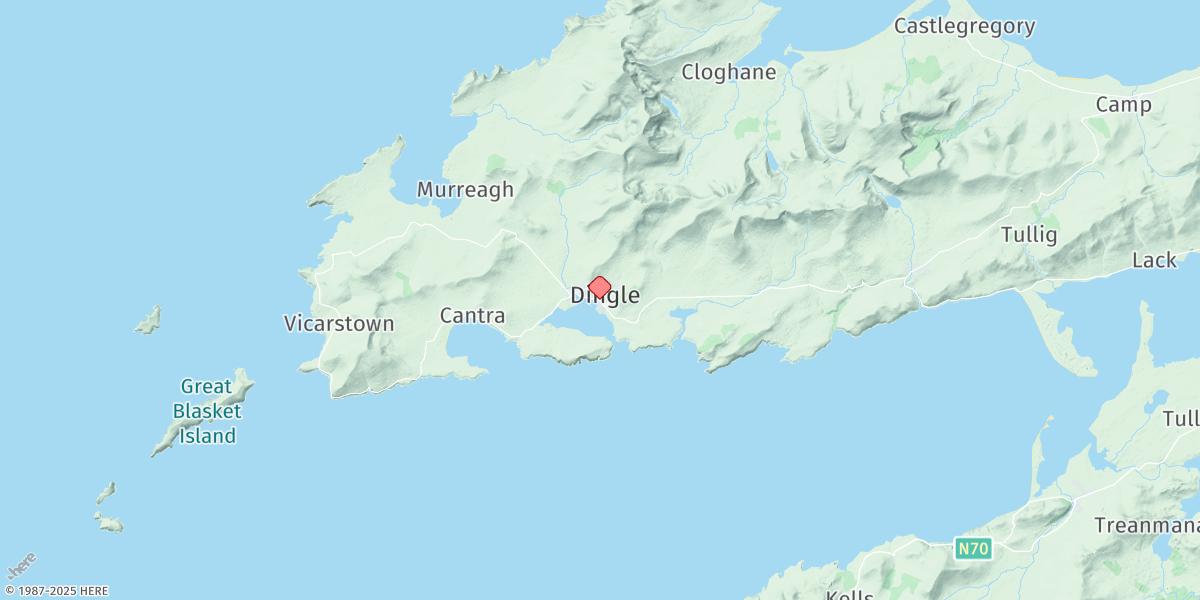 Map of Dingle Harbour