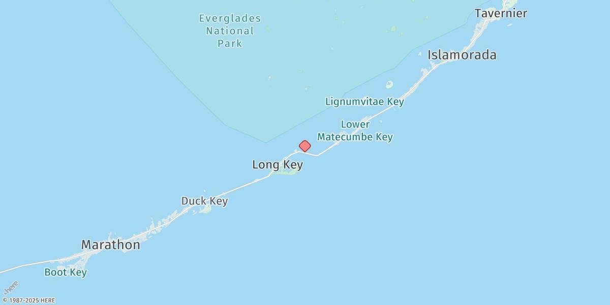 Map of Channel Five, West Side, Hawk Channel