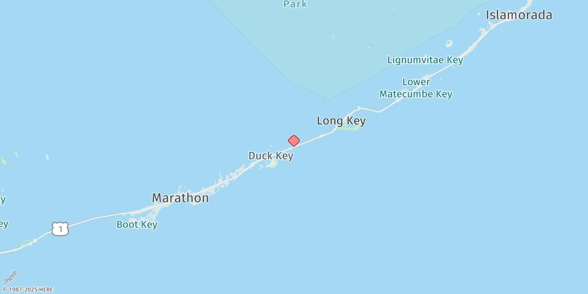 Map of Conch Key, Eastern End