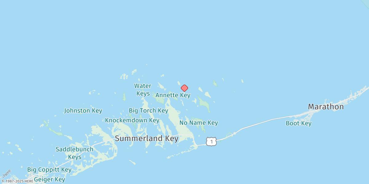 Map of Crawl Key, Big Spanish Channel