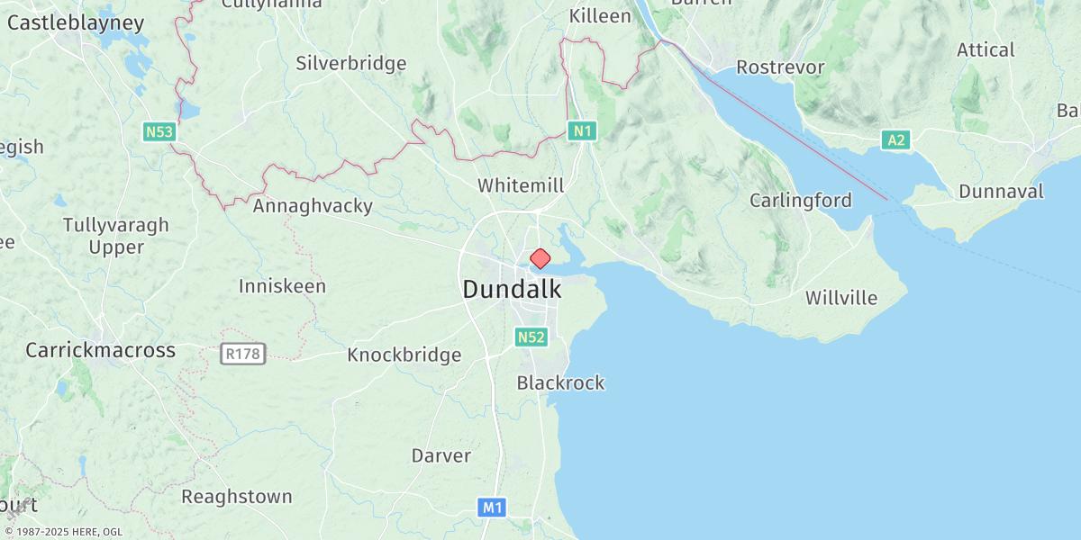 Map of Dundalk