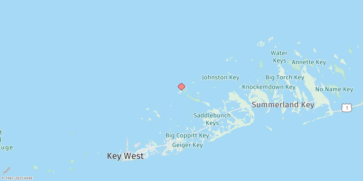 Map of Snipe Keys, Snipe Point