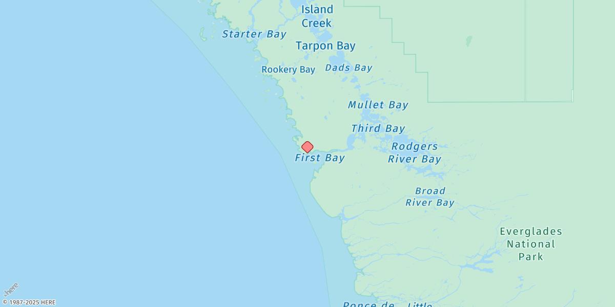 Map of Lostmans River Entrance