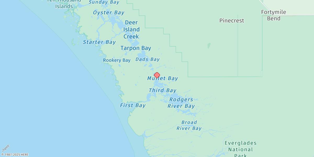 Map of Onion Key, Lostmans River