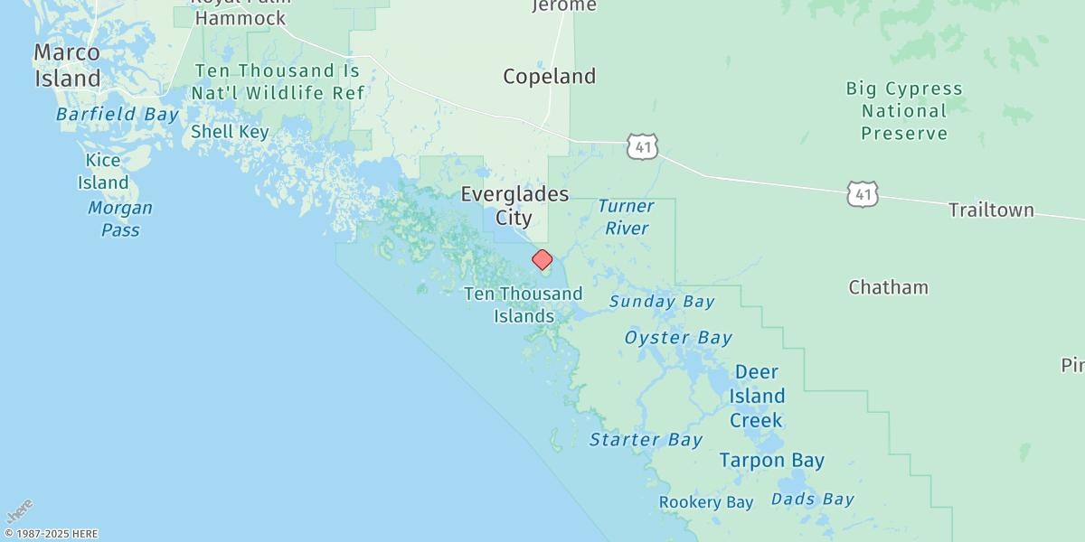 Map of Chokoloskee