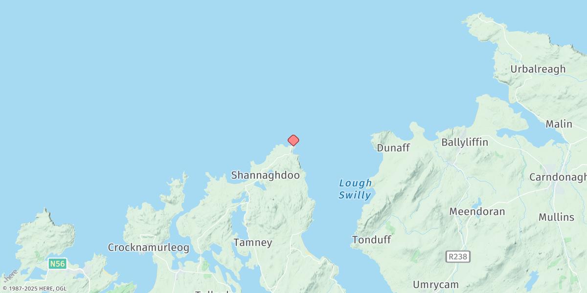 Map of Fanad Head