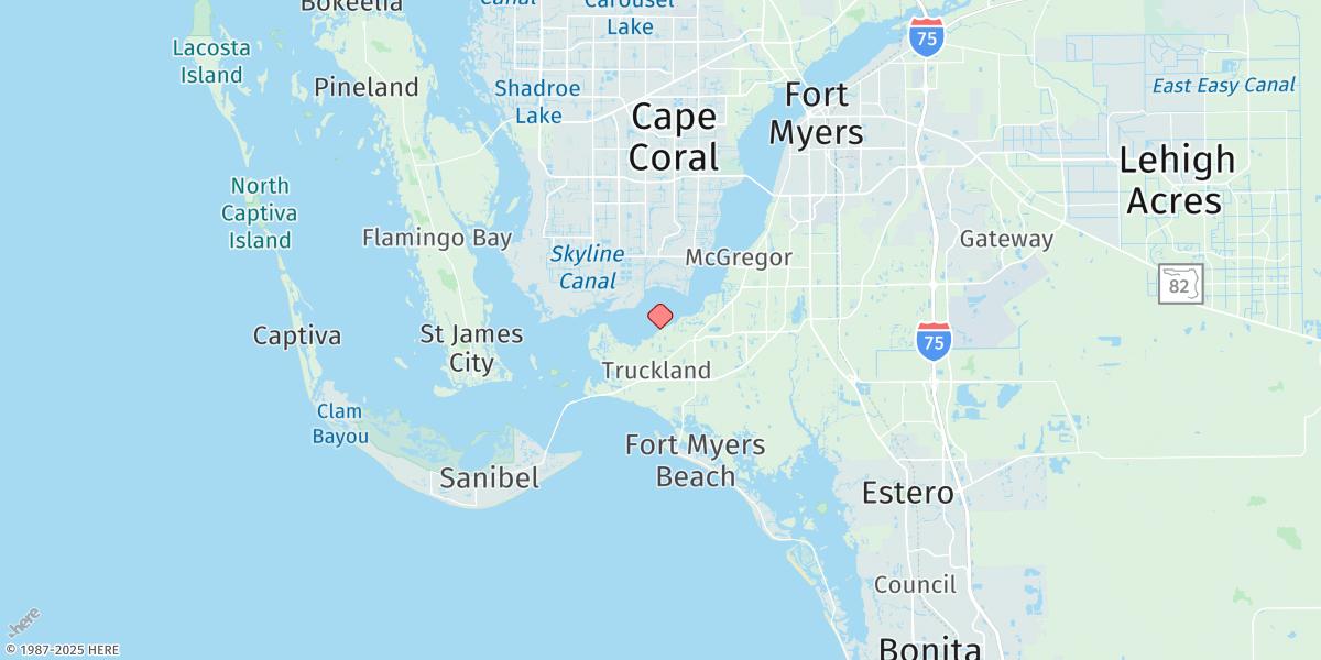 Map of Iona Shores