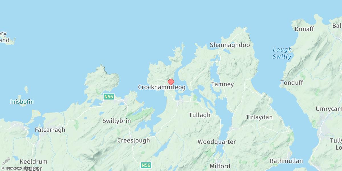 Map of Fannys Bay