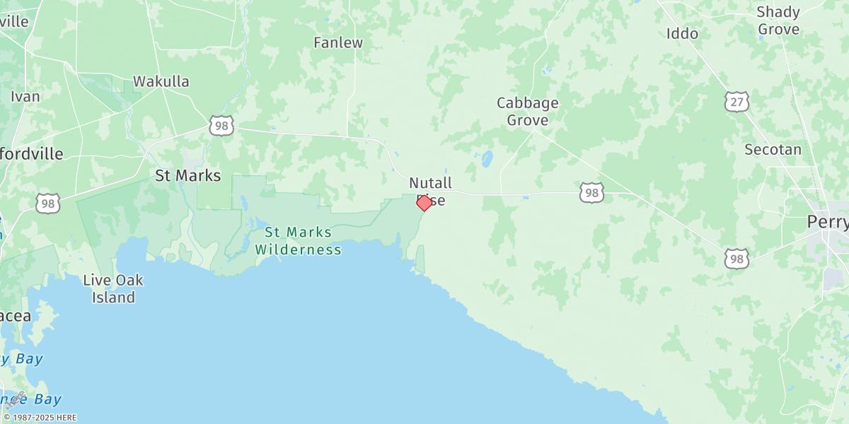 Map of Mandalay, Aucilla River