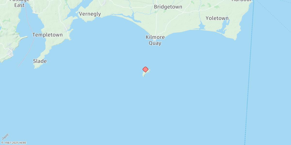 Map of Great Saltee