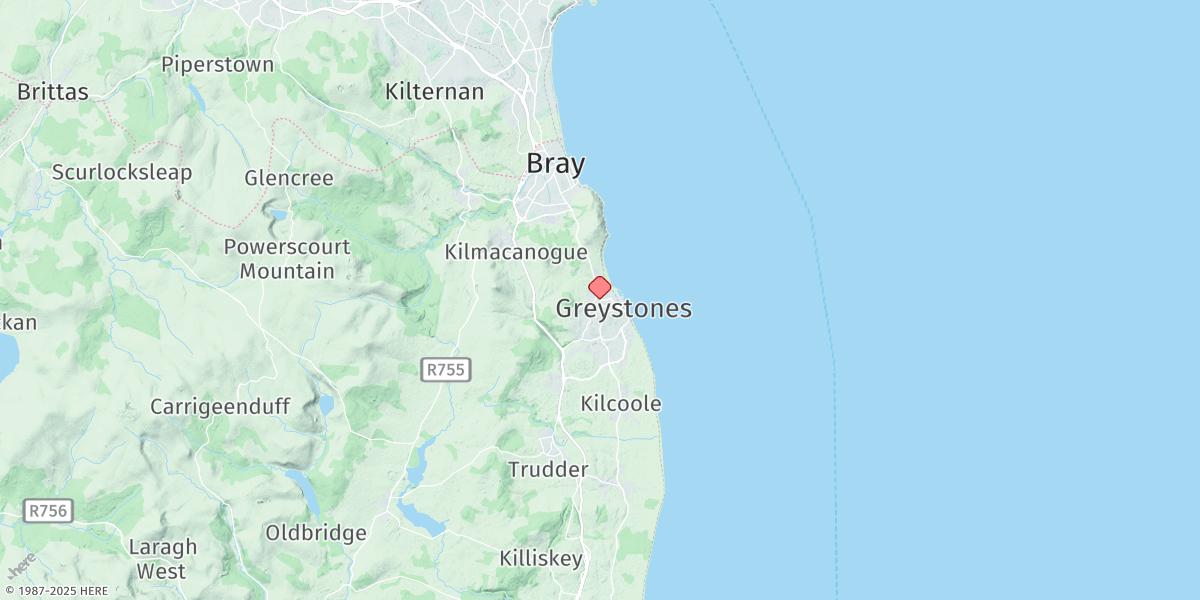 Map of Greystones