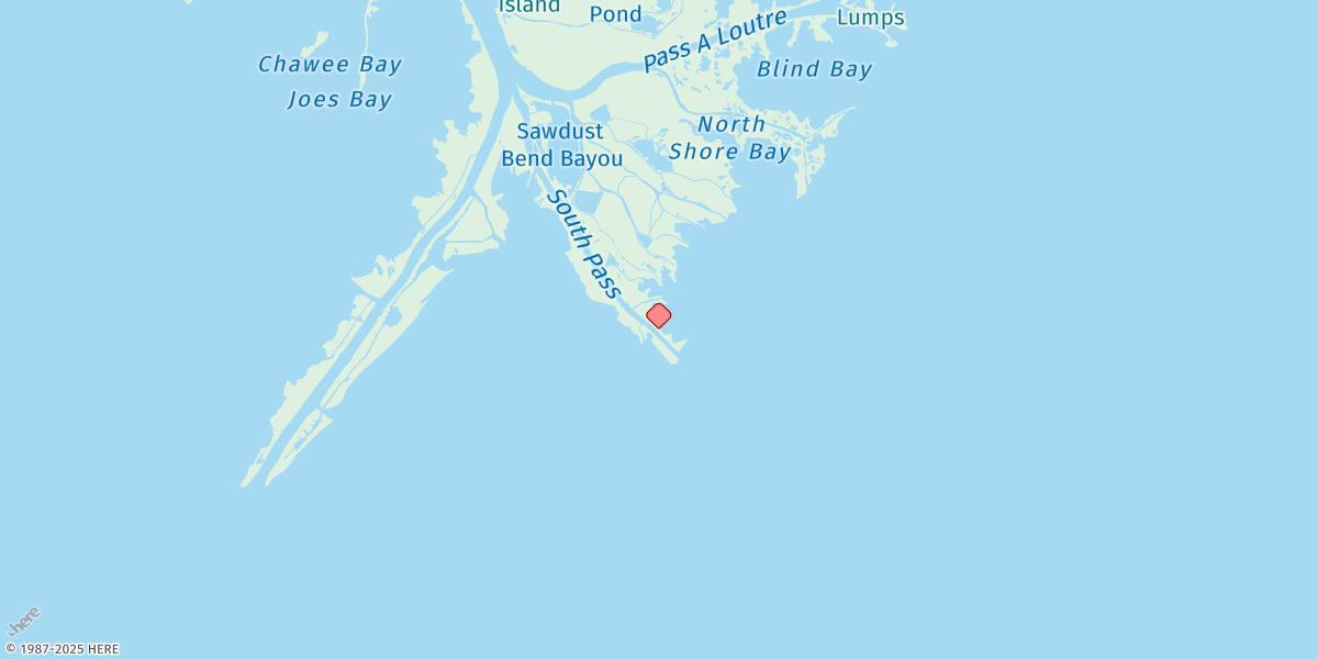 Map of Port Eads, South Pass