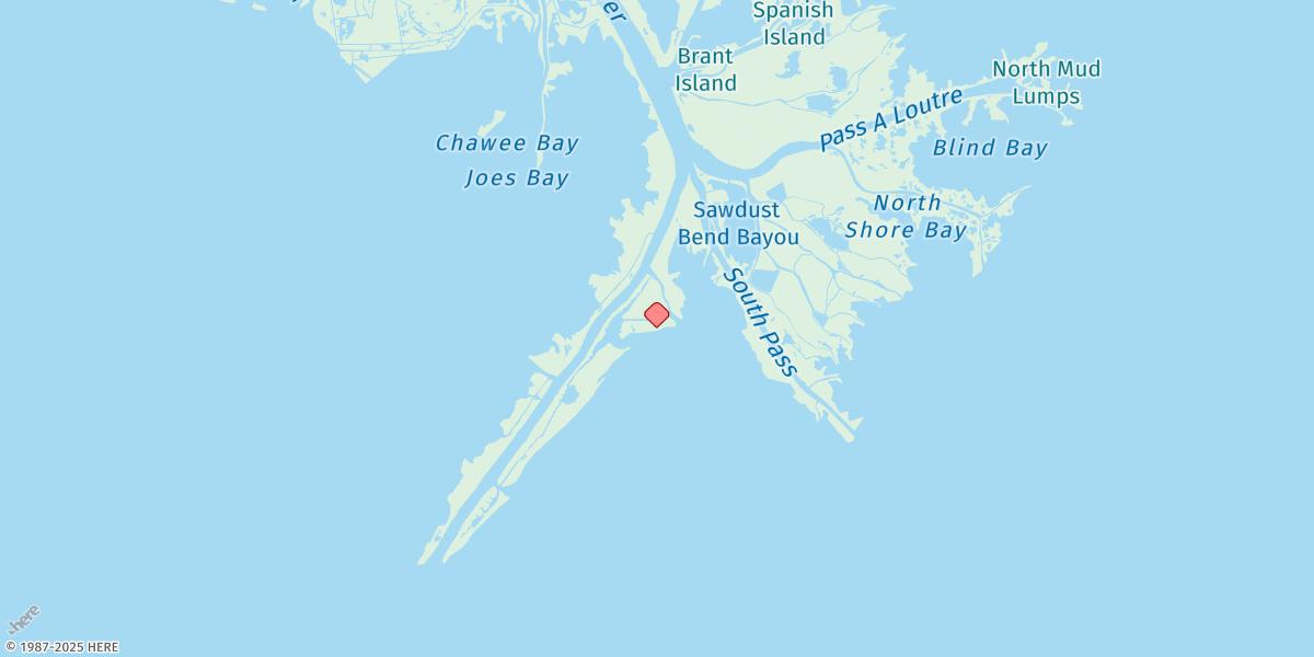 Map of Joseph Bayou